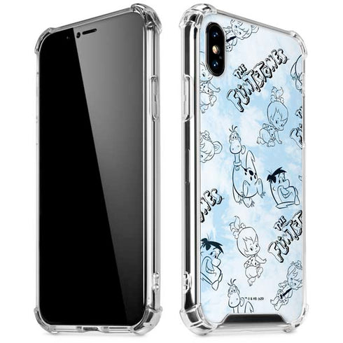 The Flinstones The Flintstones Tie Dye Print iPhone XS Max Clear Case